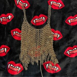 Darker Wavs x Dolls Kill - SIGNAL CHAINMAIL TANK TOP